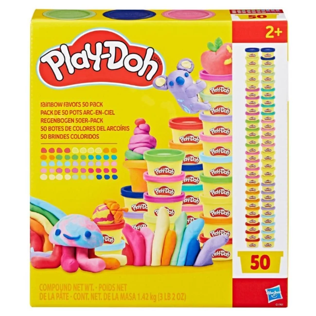 Play-Doh Szivárvány party 50 db-os gyurma szett – Hasbro