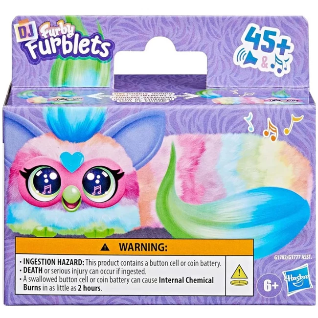 Furby: DJ Furblets Can-Dee-Swirl interaktív plüss figura – Hasbro