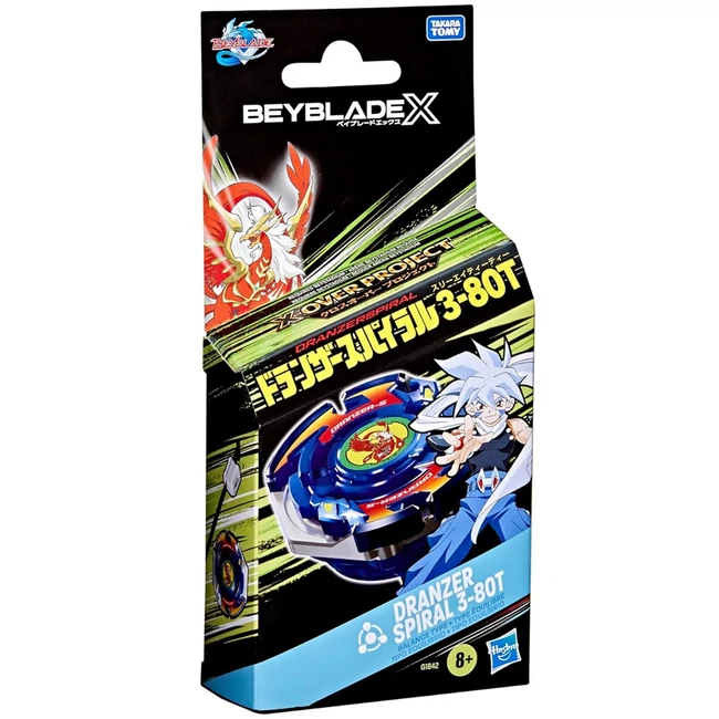 Beyblade X: X-Over project Dranzer Spiral 3–80T kezdőszett – Hasbro