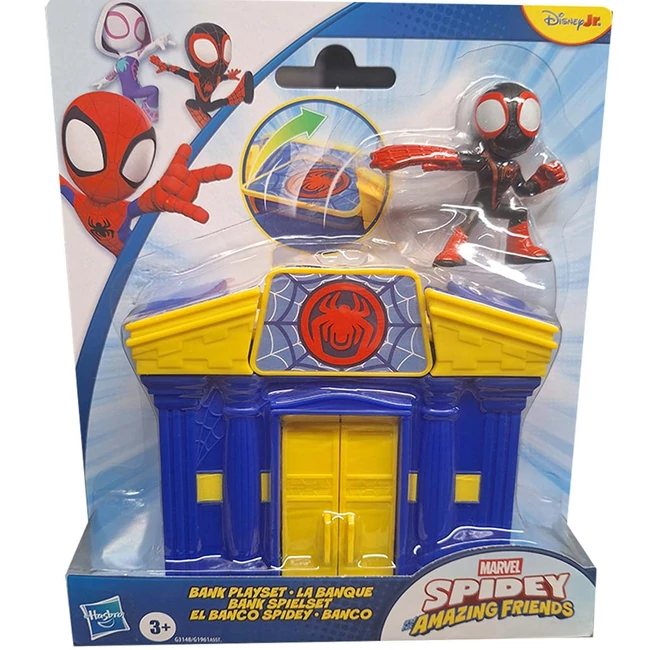 Póki és csodálatos barátai: Miles Morales bankos játékszett figurával – Hasbro