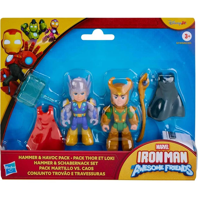 Marvel Vasember és csodálatos barátai - Hammer &amp; Havoc szett Thor és Loki - Hasbro
