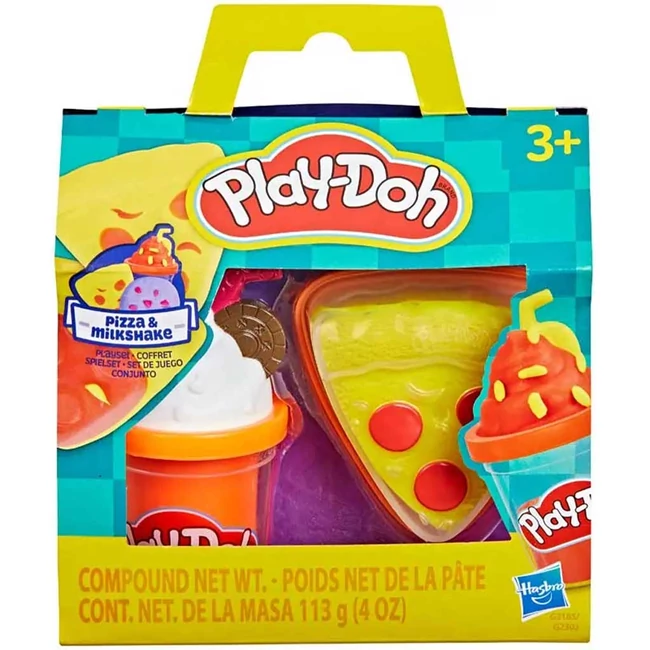 Play-Doh: Treats To Go Pizza és milkshake gyurma szett – Hasbro