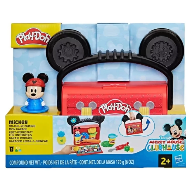 Play-Doh: Disney Jr. On-The-Go Mickey hordozható gyurmaszett – Hasbro