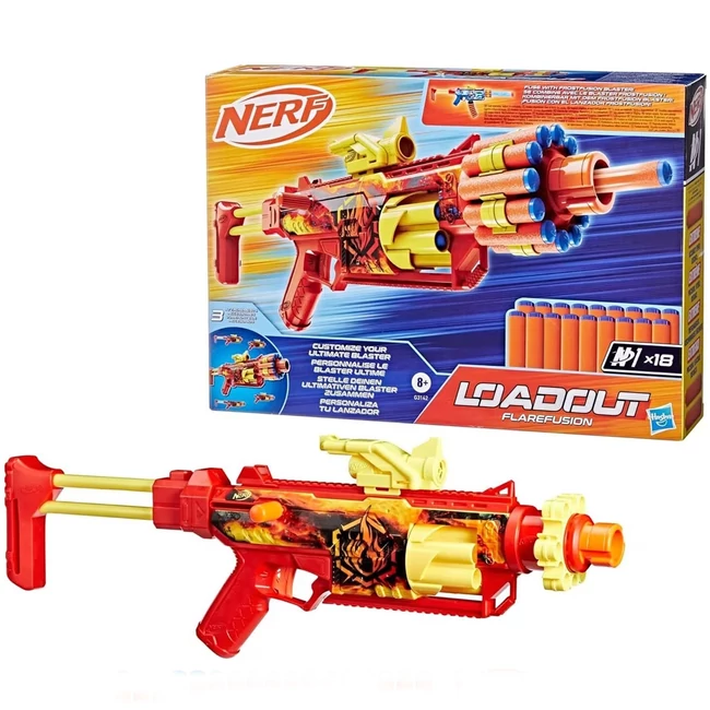 Nerf: Loadout Flarefusion szivacslövő fegyver – Hasbro