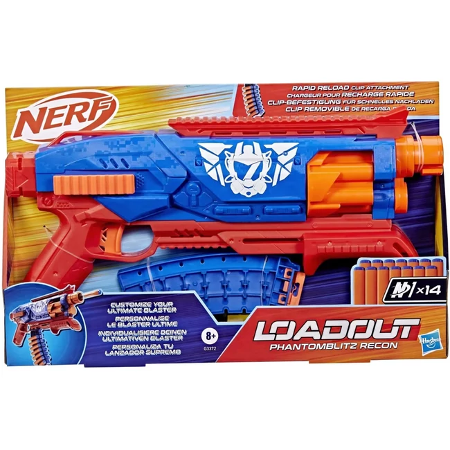 Nerf: Loadout Phantomblitz Recon szivacslövő fegyver – Hasbro