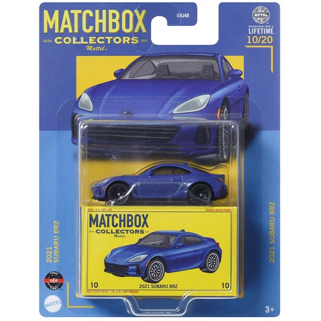 Matchbox Collectors: '21 Subaru BRZ gyűjtői kisautó 1/64-es méretarány – Mattel
