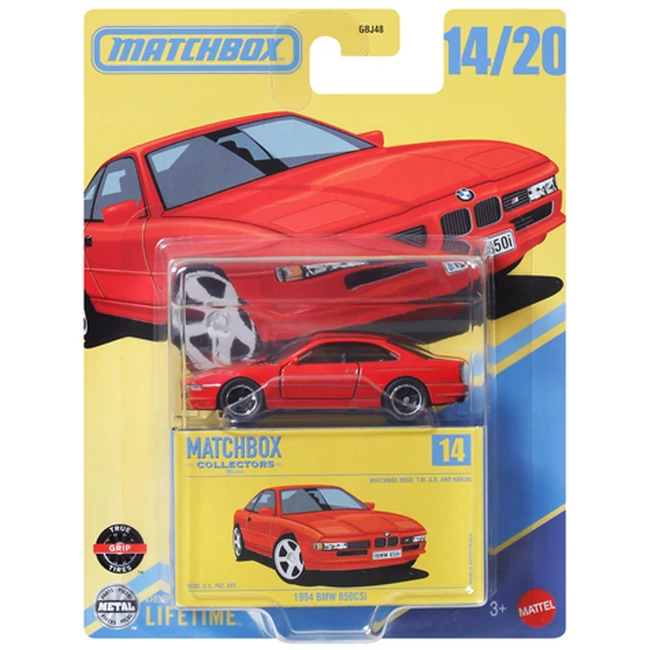 Matchbox: 1994 BMW 850CSi kisautó 1/64 – Mattel