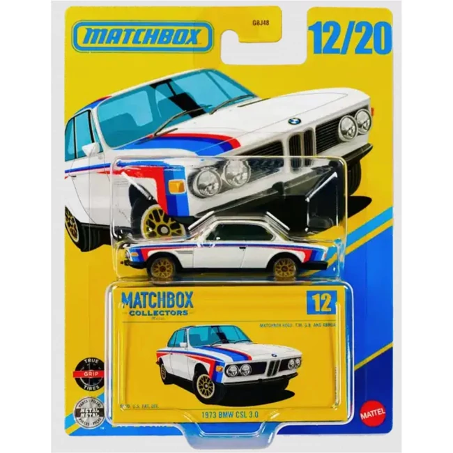 Matchbox Collectors: 1973 BMW CSL 3.0 dobozos kisauto 1/64 – Mattel