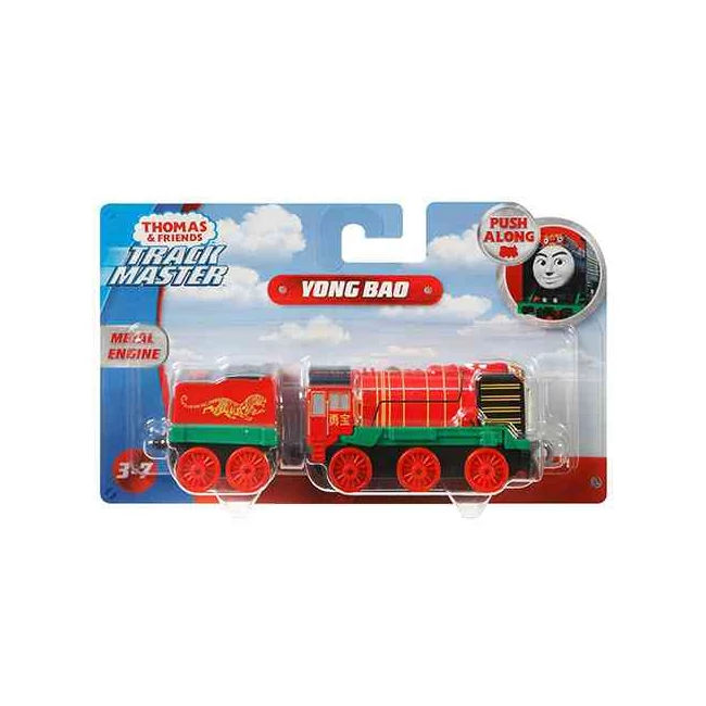 Thomas Track Master: Yong Bao kismozdony szerelvénnyel – Fisher-Price