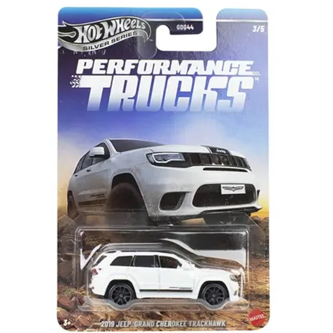 Hot Wheels Silver Series: 2019 Jeep Grand Cherokee Trackhawk kisautó 1/64 - Mattel