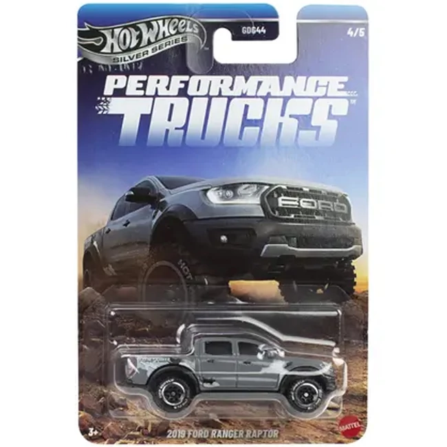 Hot Wheels Silver Series: 2019 Ford Ranger Raptor kisautó 1/64 - Mattel