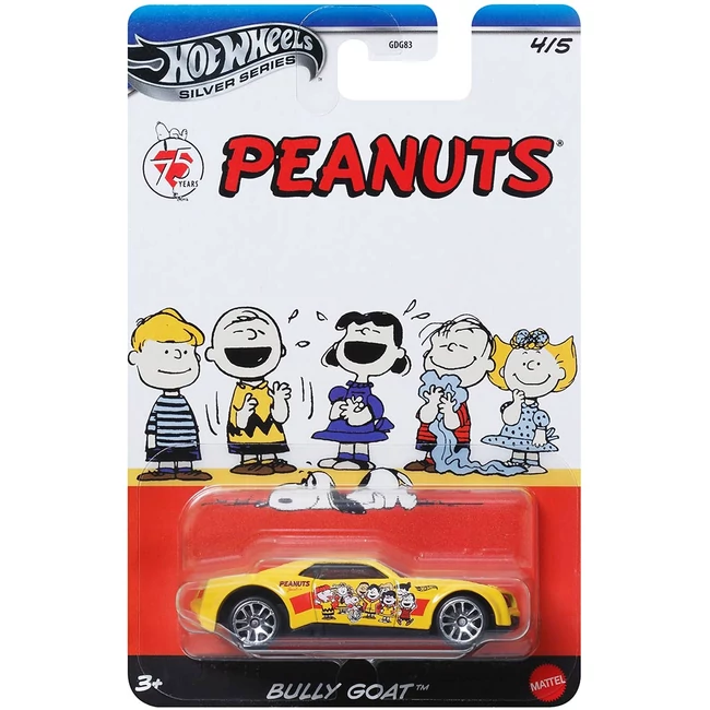 Hot Wheels: Snoopy Bully Goat kisautó 1/64 – Mattel
