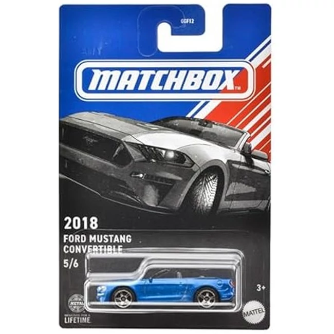 Matchbox: Ikonikus 2018 Ford Mustang Convertible kisautó – Mattel