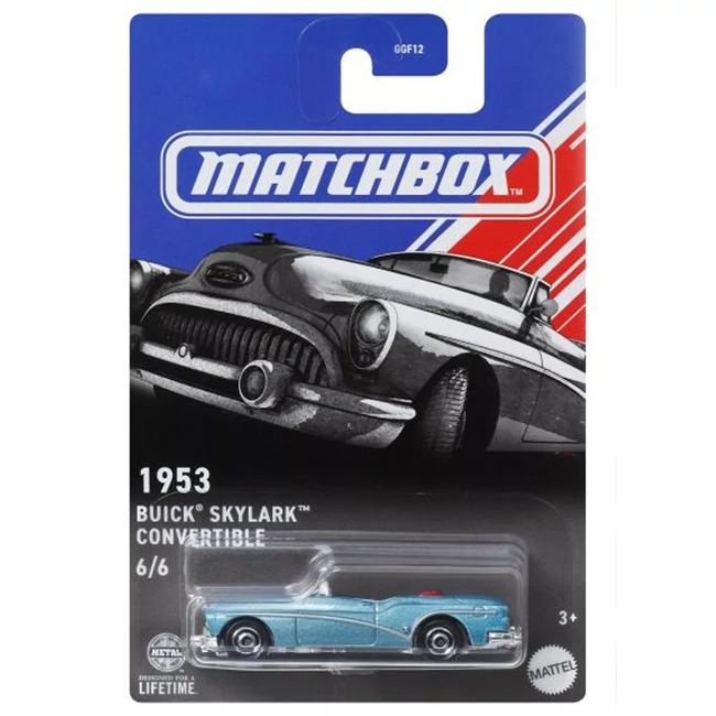 Matchbox: Ikonikus 1953 Buick Skylark Convertible kisautó – Mattel