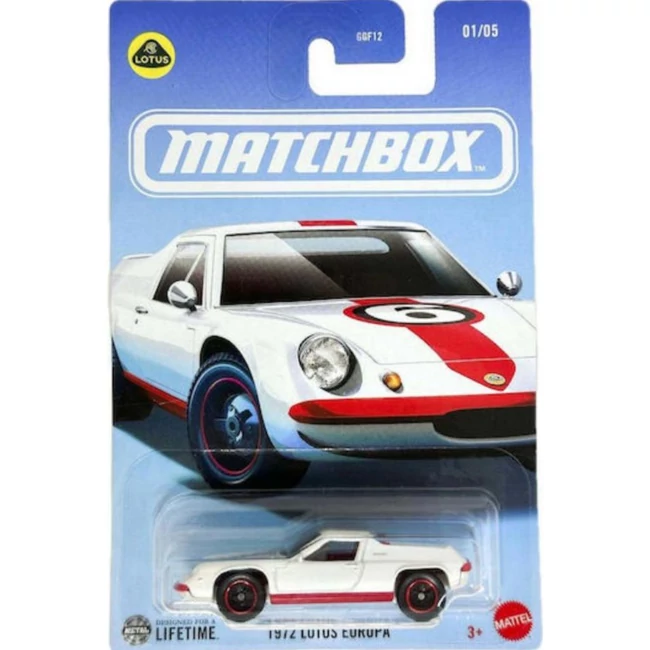 Matchbox: Ikonikus 1972 Lotus Europa kisautó 1/64 – Mattel