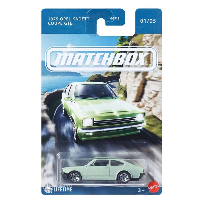 Matchbox: Ikonikus 1975 Opel Kadett Coupe GTE kisautó 1/64 – Mattel