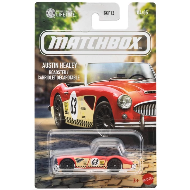 Matchbox Ikonikus Austin Healey Roadster kisautó 1/64 – Mattel