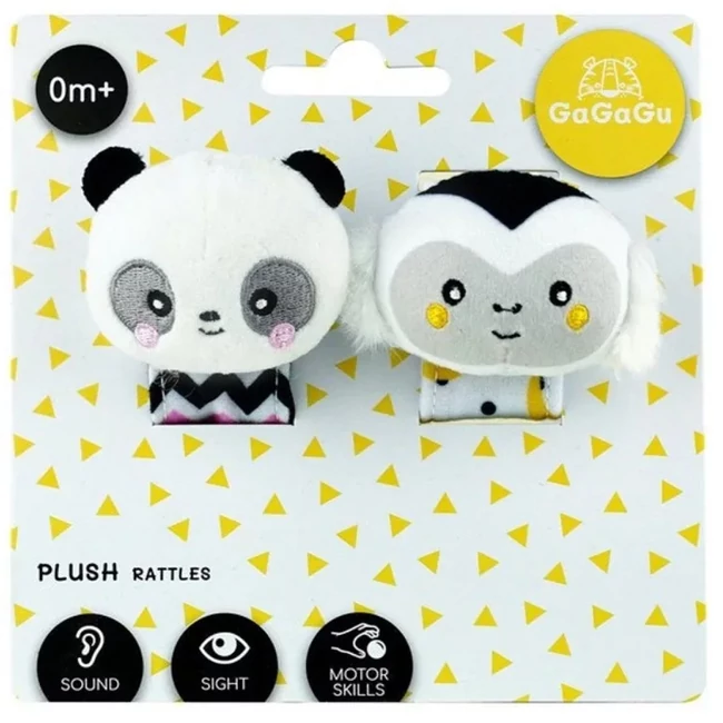 GaGaGu: Dupla csörgő szett – Majom és Panda