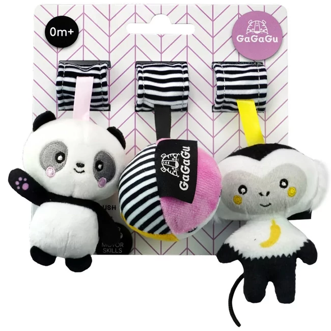 GaGaGu: Lógó Plüssök – Panda, Labda és Majom
