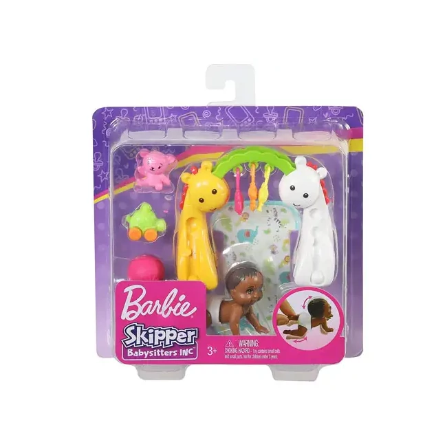Barbie: Bébiszitter játékszett játékokkal – Mattel