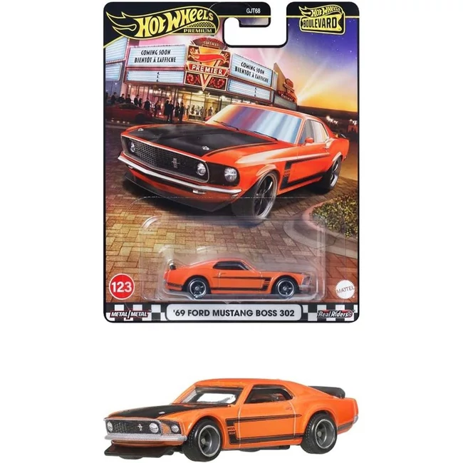 Hot Wheels Boulevard: '69 Ford Mustang Boss 302 kisautó 1/64 – Mattel