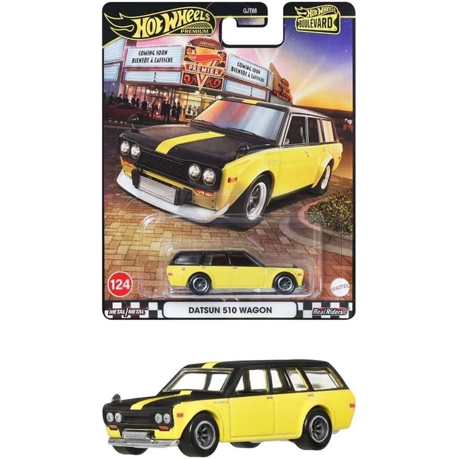 Hot Wheels Boulevard: Datsun 510 wagon kisautó 1/64 – Mattel