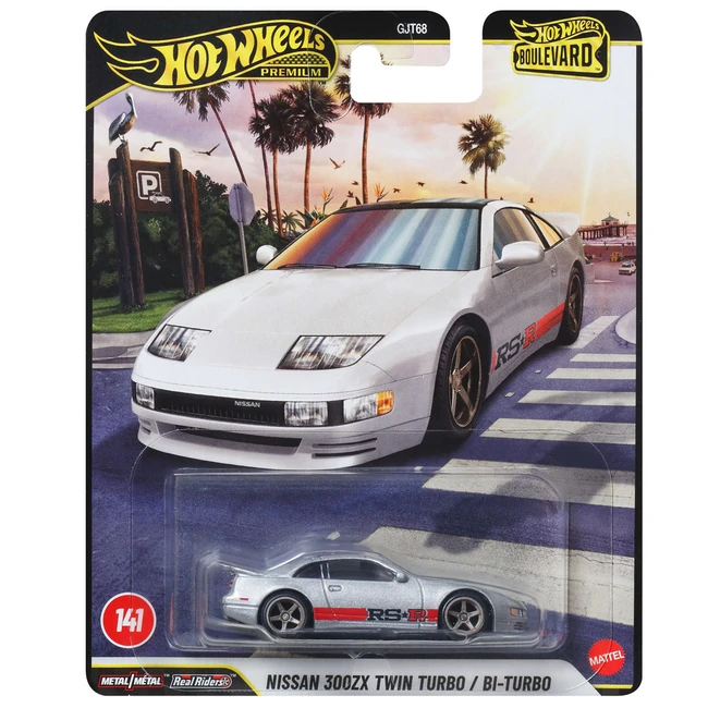 Hot Wheels Boulevard: Nissan 300ZX Twin Turbo kisautó 1/64 - Mattel