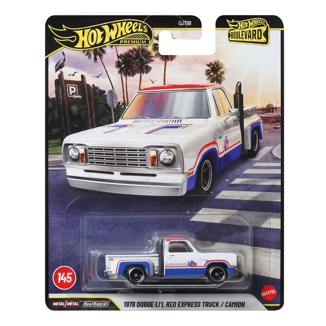 Hot Wheels Boulevard: 1978 Dodge Lil Red Express Truck kisautó 1/64 - Mattel