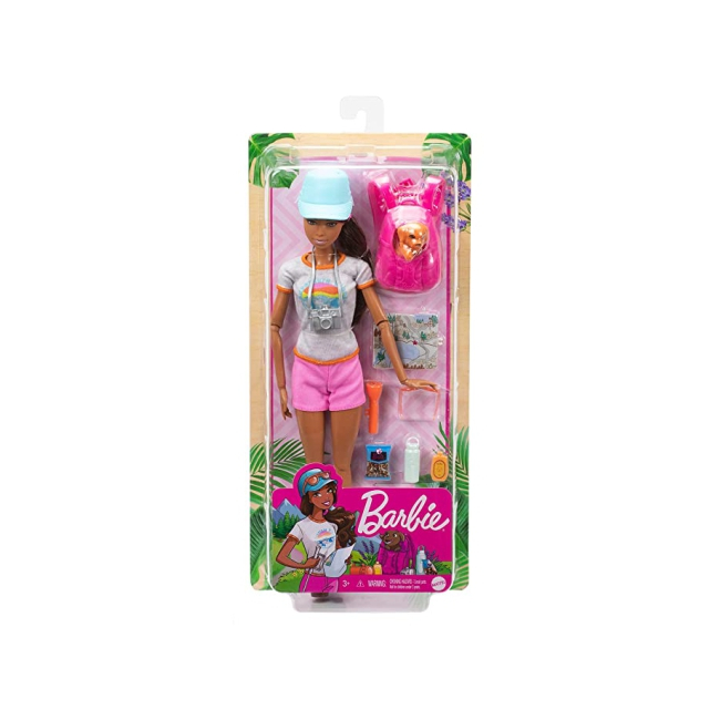 Barbie: Feltöltődés túrázó Barbe baba – Mattel