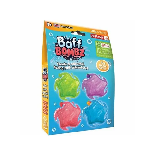 Gelli Baff: Baff Bombz fürdőbomba illatos csillag 4×35g