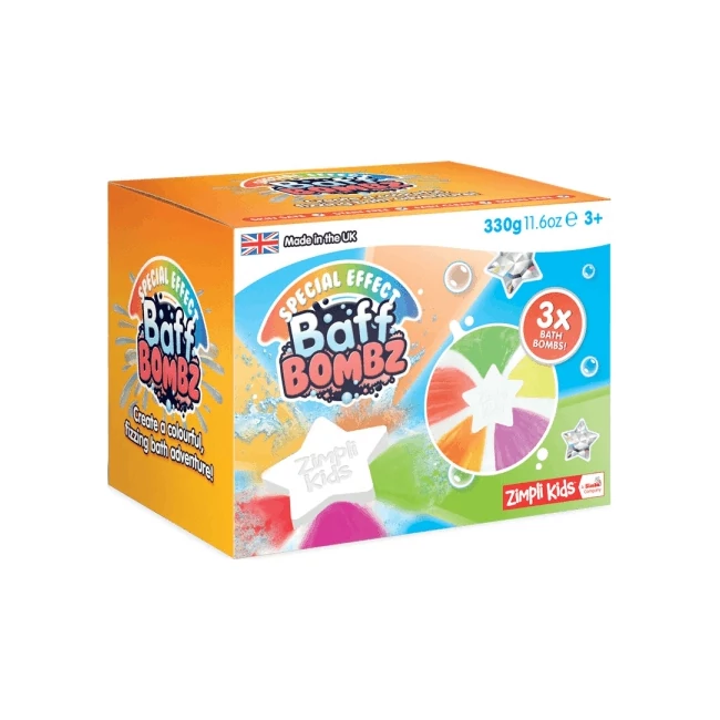 Gelli Baff: Baff Bombz csillag fürdőbomba 3×110g