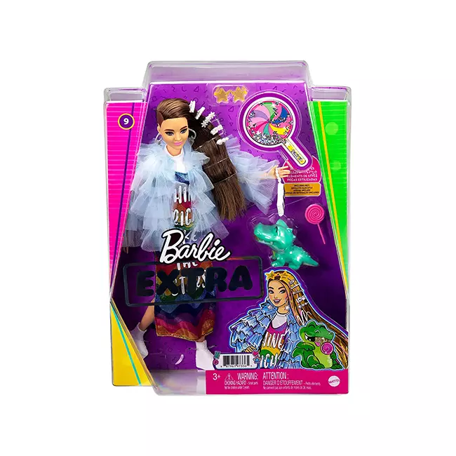 Barbie: Extravagáns baba szivárványos ruhában – Mattel
