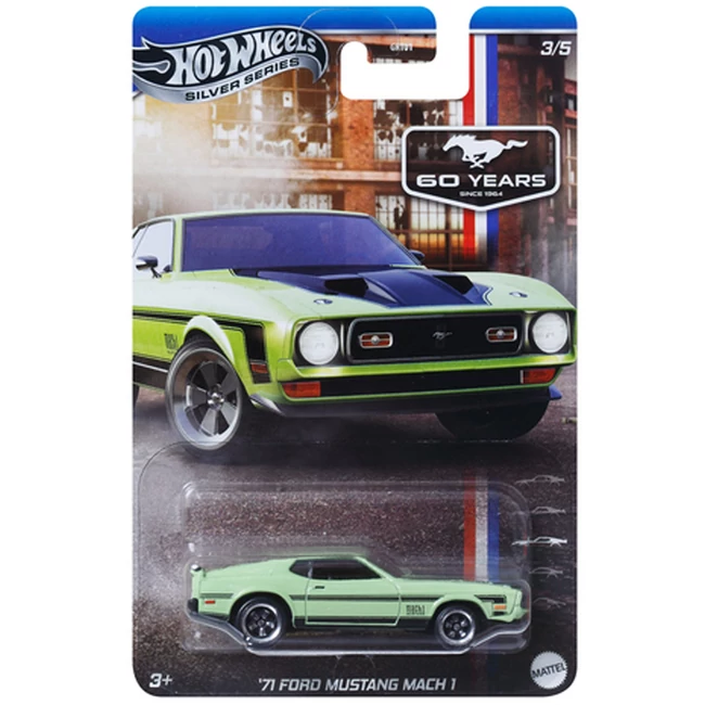 Hot Wheels: Ünnepi kisautó '71 Ford Mustang Mach 1 1/64 – Mattel