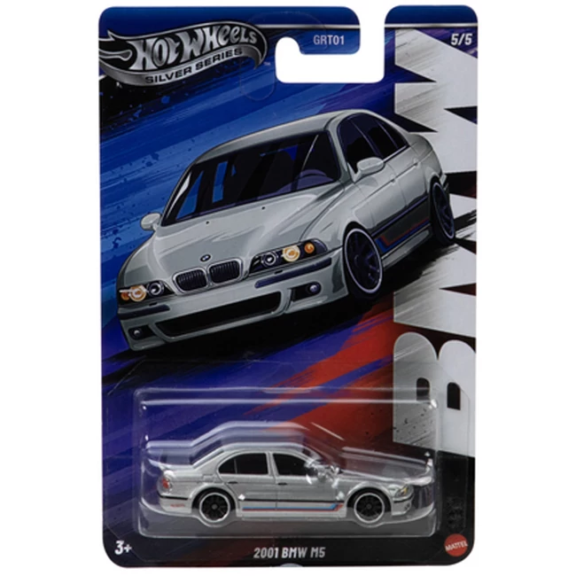 Hot Wheels: 2001 BMW M5 ünnepi kisautó 1/64 – Mattel
