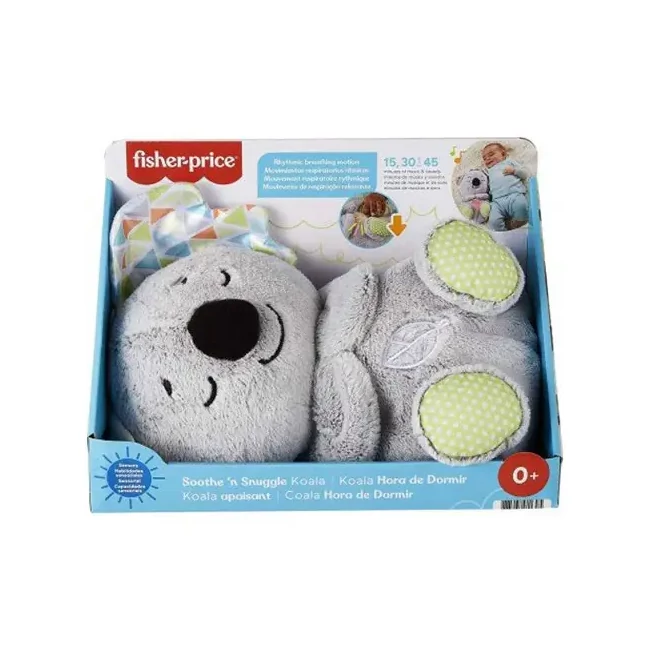 Fisher-Price: Szunyókáló koala zenélő plüss állat – Mattel