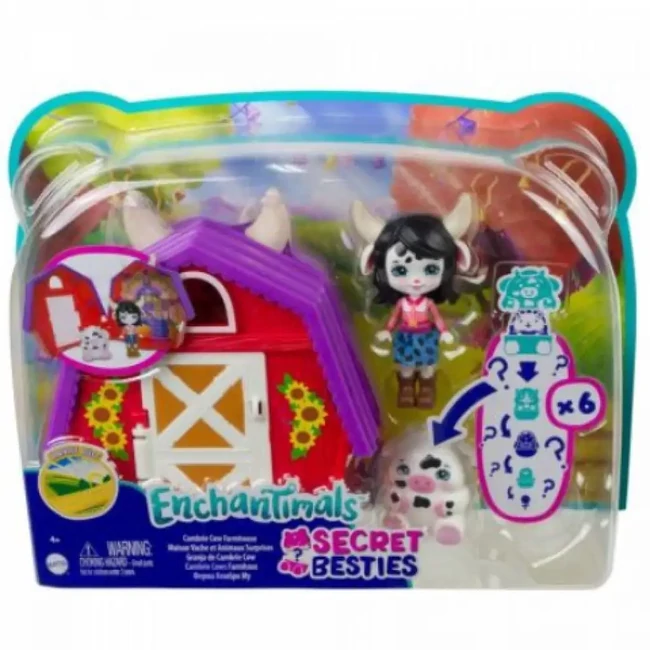 Enchantimals: Telis-Tele Kuckó bocifarm szett – Mattel