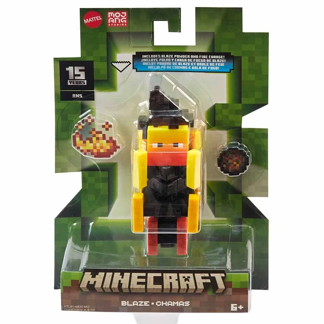 Minecraft: Blaze figura kiegészítőkkel – Mattel