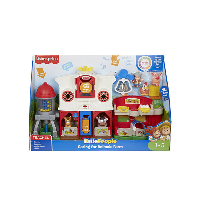 Fisher-Price: Little People Farm játékszett hanggal – Mattel