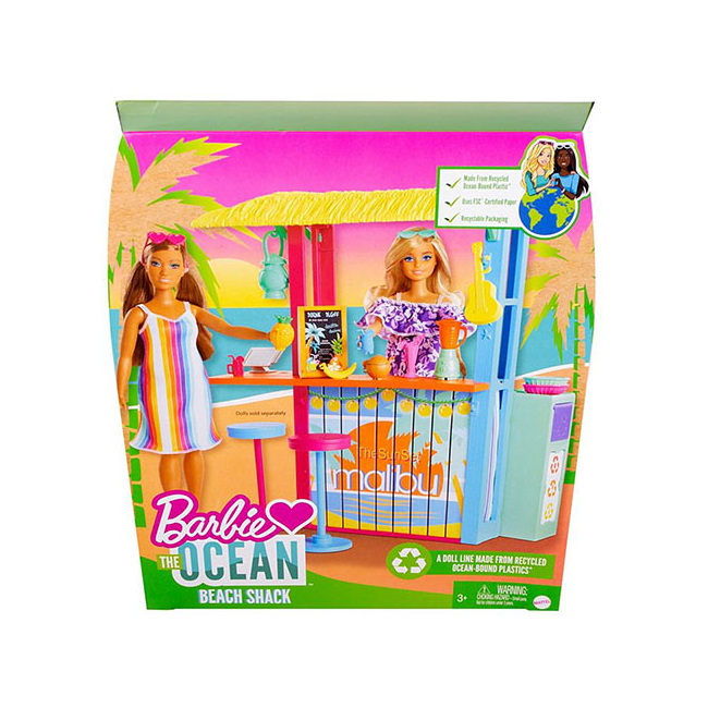 Barbie: Együtt a Földért Strandbisztró játékszett – Mattel
