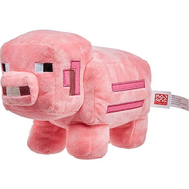 Minecraft: Pig plüss figura – Mattel