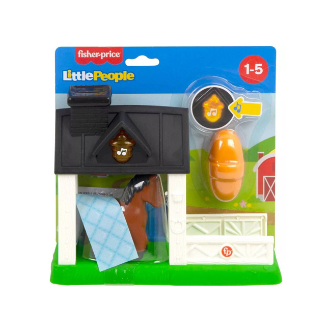 Fisher-Price: Little People lovas játékszett fénnyel és hanggal – Mattel