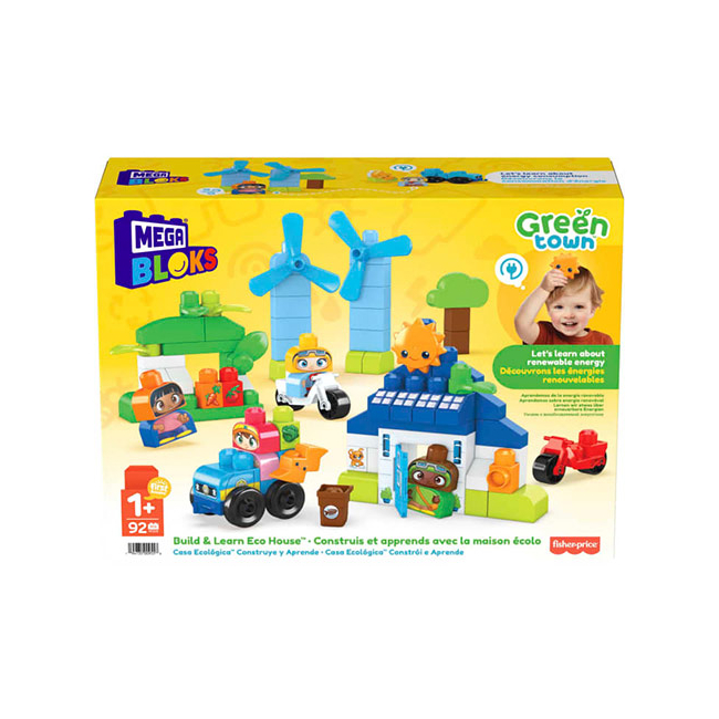 Mega Bloks: Green Town Ökoház játékszett – Mattel