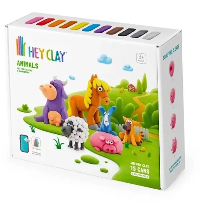 Hey Clay: Nagy gyurmaszett telefonos applikációval – Háziállatok