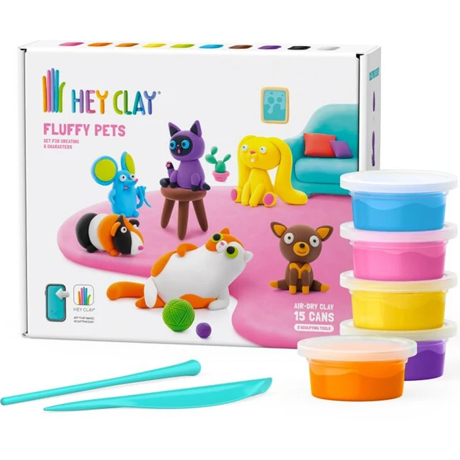 Hey Clay: Pihepuha kedvencek nagy gyurmaszett