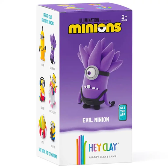 Hey Clay: Minyonok gyurmaszett – Evil minyon