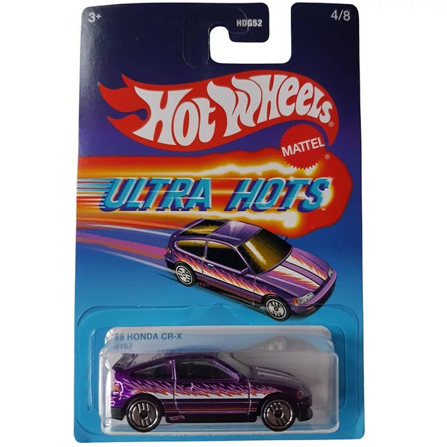 Hot Wheels: '88 Honda CR-X Ultra Hots kisautó 1/64 – Mattel