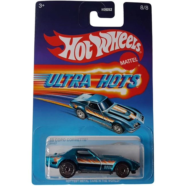 Hot Wheels: '69 COPO Corvette Ultra Hots kisautó 1/64 – Mattel
