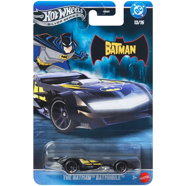 Hot Wheels Silver Series: The Batman Batmobile kisautó 1/64 - Mattel