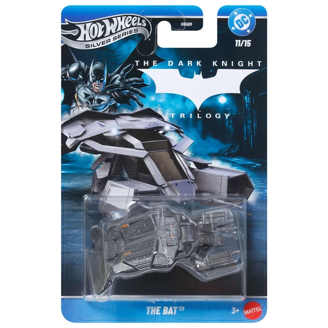 Hot Wheels Silver Series: Batman The Bat kisautó 1/64 - Mattel