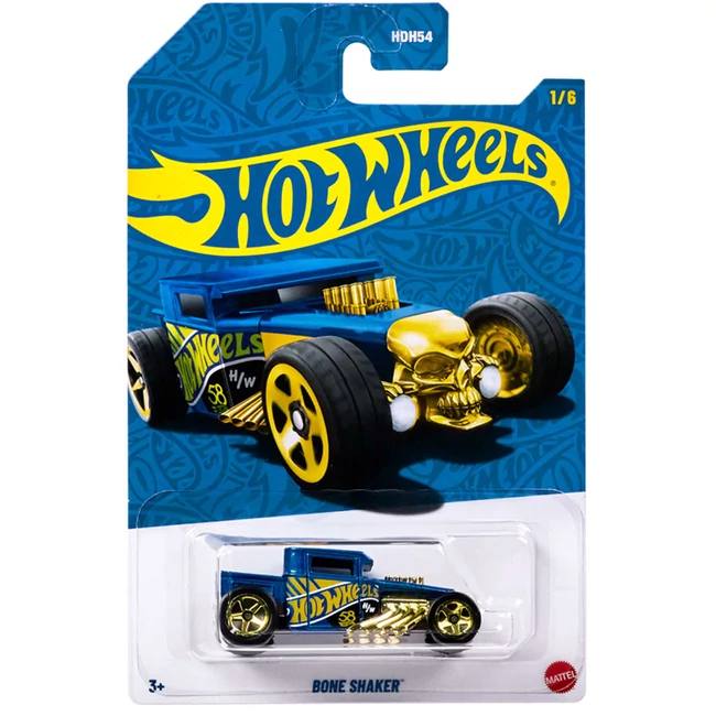 Hot Wheels Pearl &amp; Chrome: Bone Shaker kisautó 1/64 - Mattel